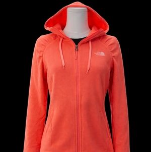 The North Face Vibrant Orange Hooded Fleece
